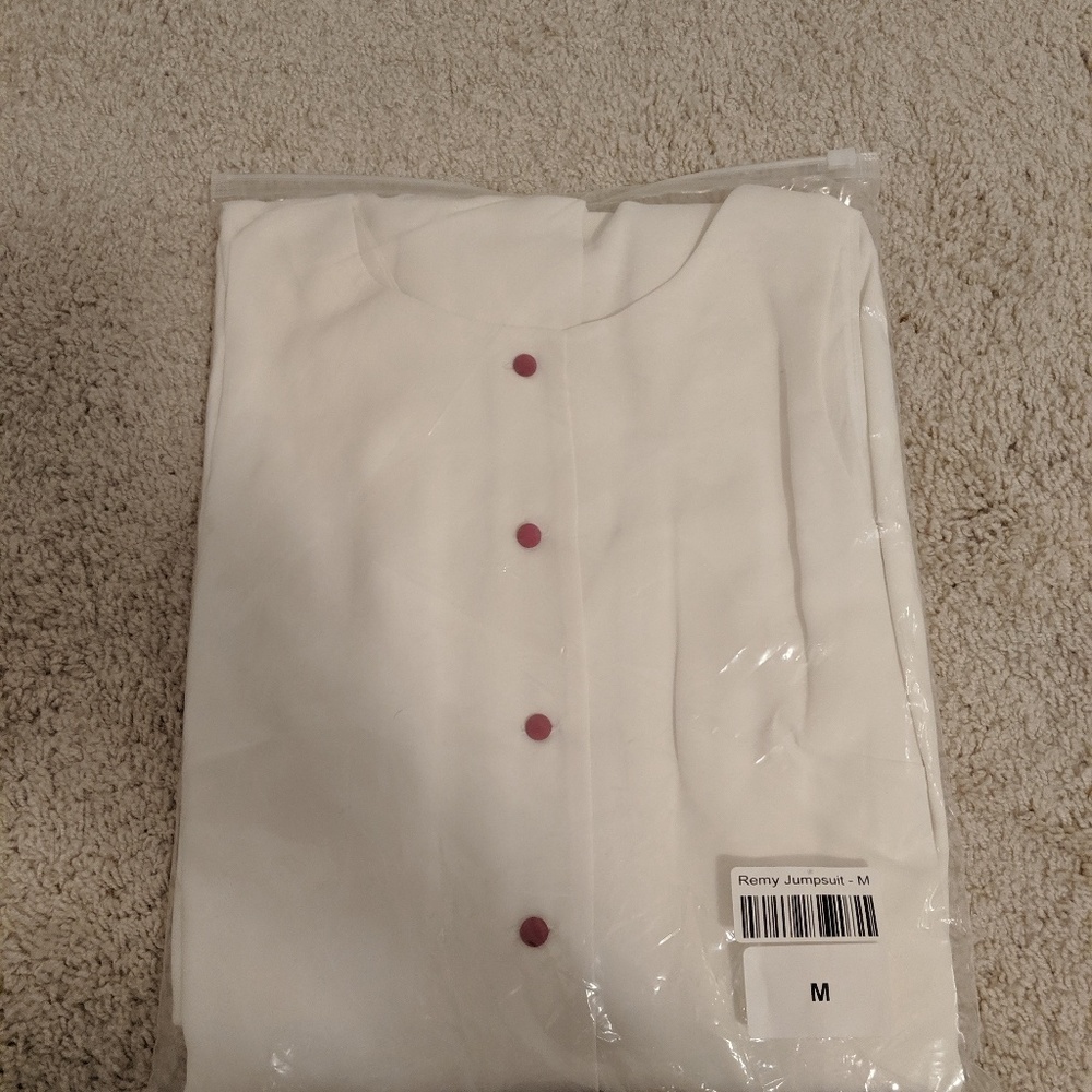 Petite Studio Remy jumpsuit white size M